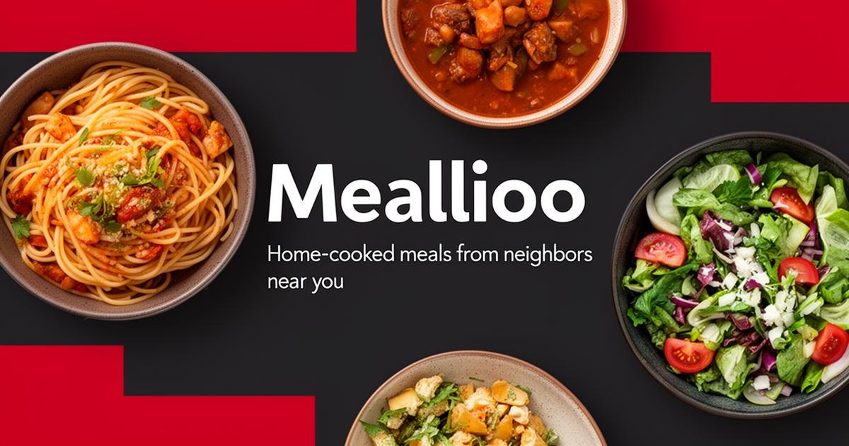 Meallioo Home Cooked Food From Neighbors Near You 